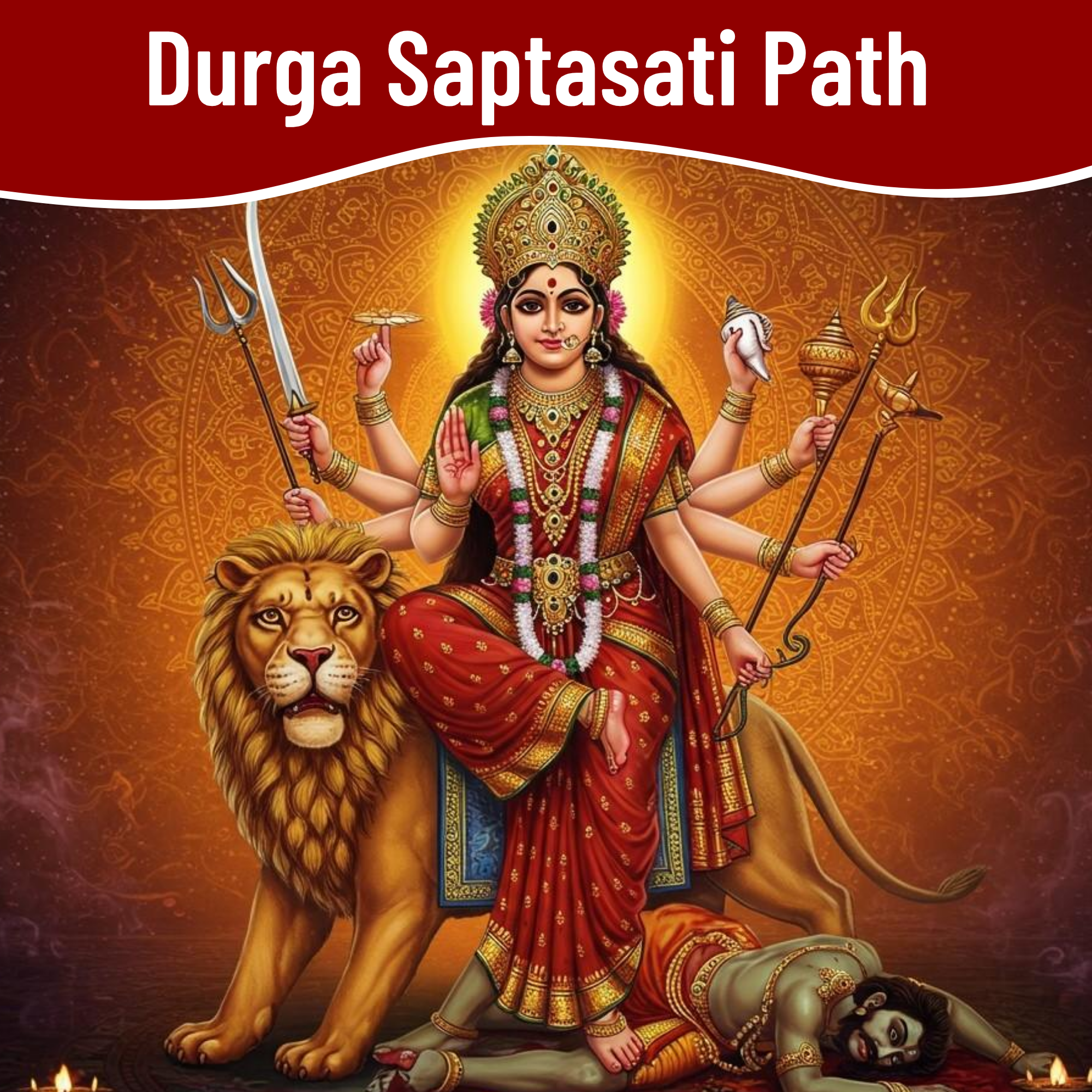 Pandit Ji for Durga Saptasati Path Online Booking – Maa Durga Pooja by PoojaPathWale (E-Pooja and Offline Doorstep Service)