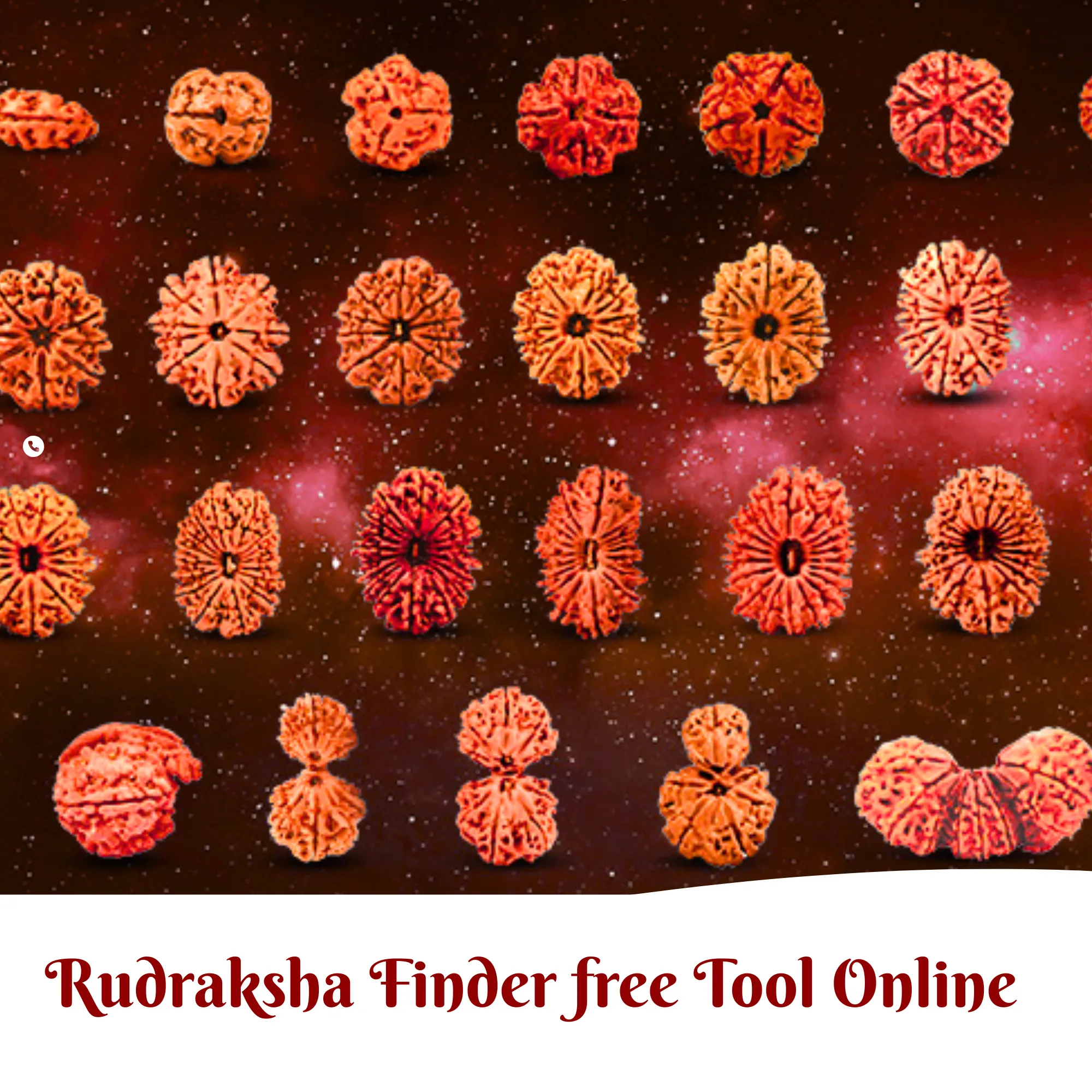 Rudraksha finder free tool online with instant chat. Get personalized suggestions based on birth chart, numerology & planetary positions.